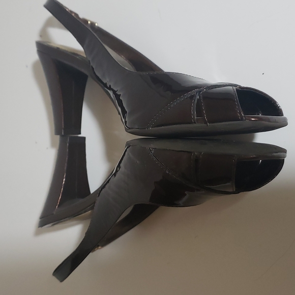 Alex Marie, Brown Patent Leather, Size 8.5, Sling-back - Picture 4 of 8